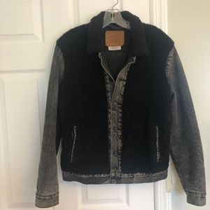 Levi’s Black Sherpa Denim Jacket